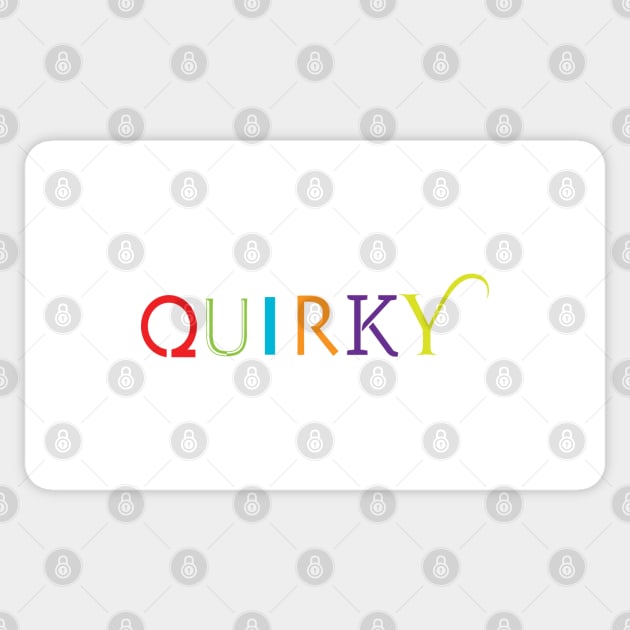 Quirky Type: Quirky Sticker by Stonework Design Studio